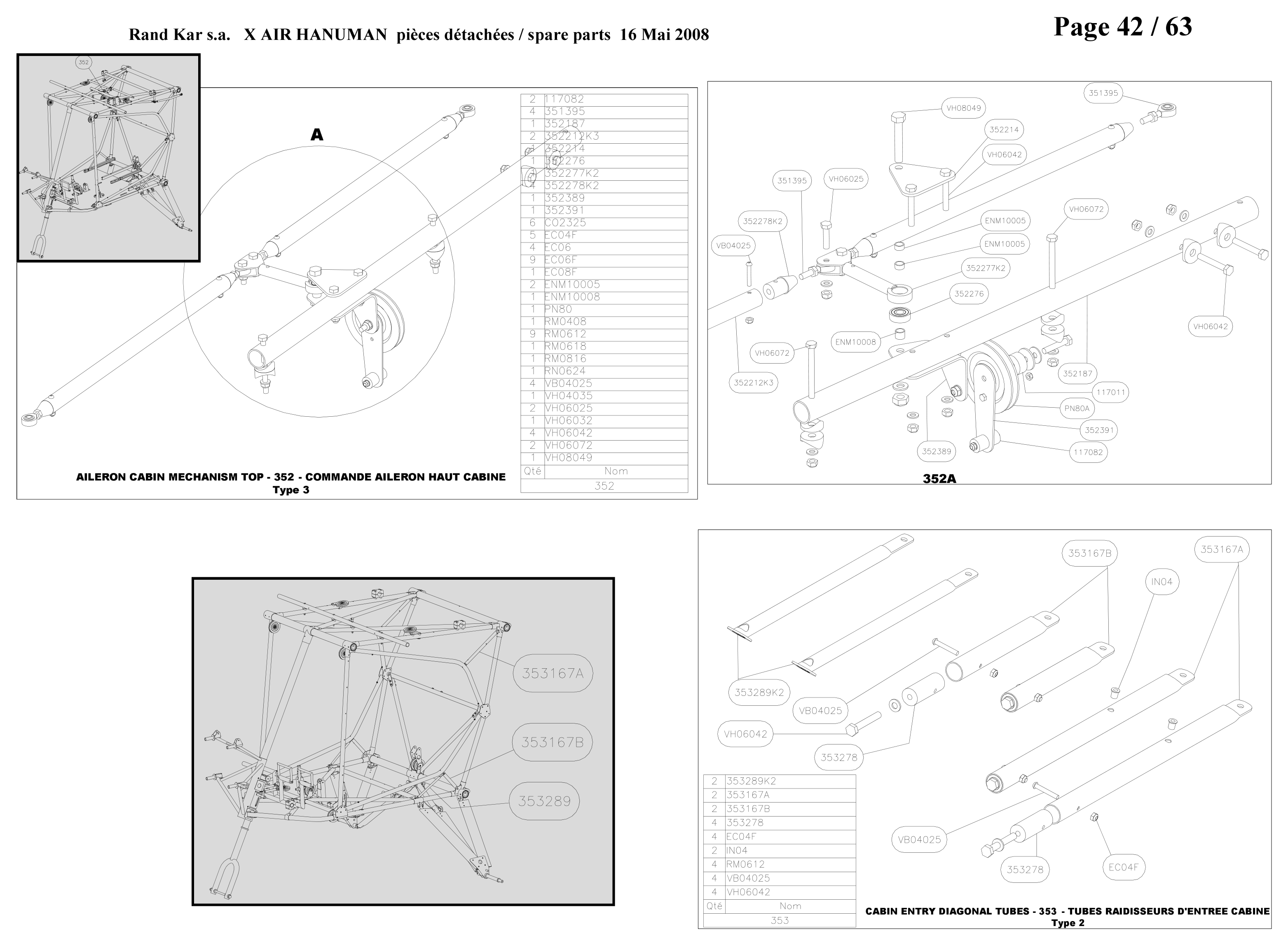 Cabin entry diagonal tubes – Hanuman parts diagram