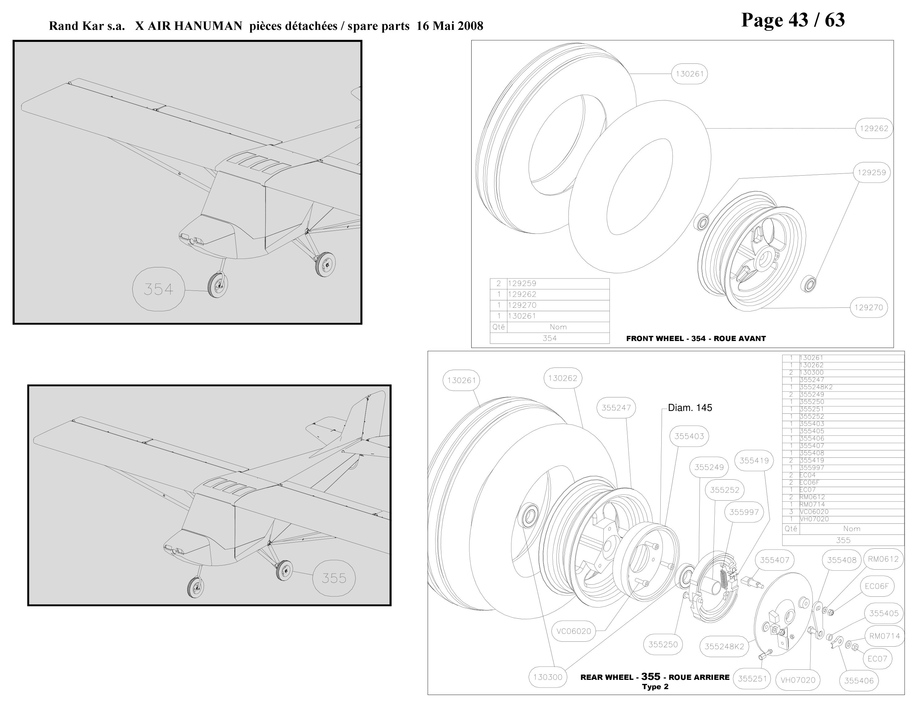 Rear wheel – Hanuman parts diagram