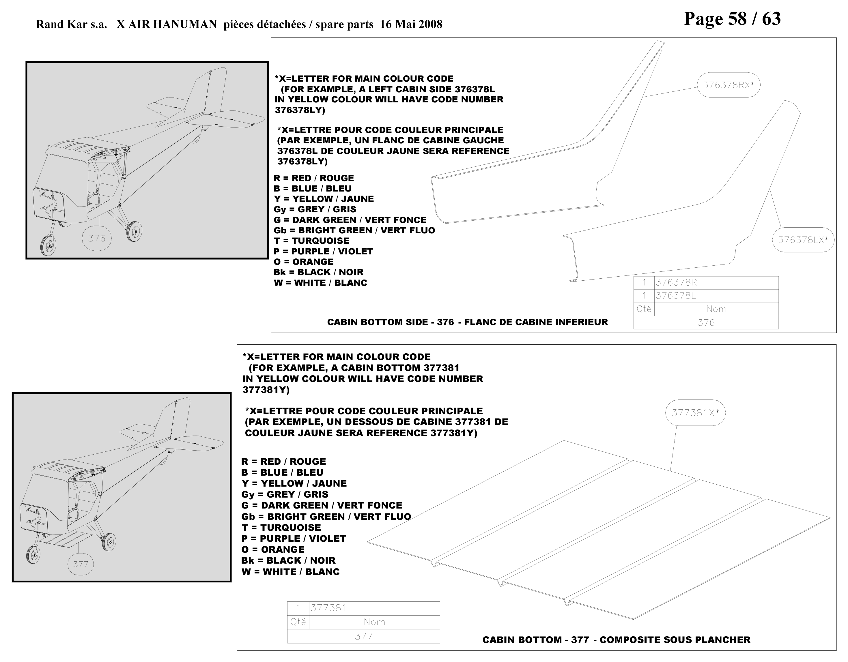 Pod rear bottom side – Hanuman parts diagram