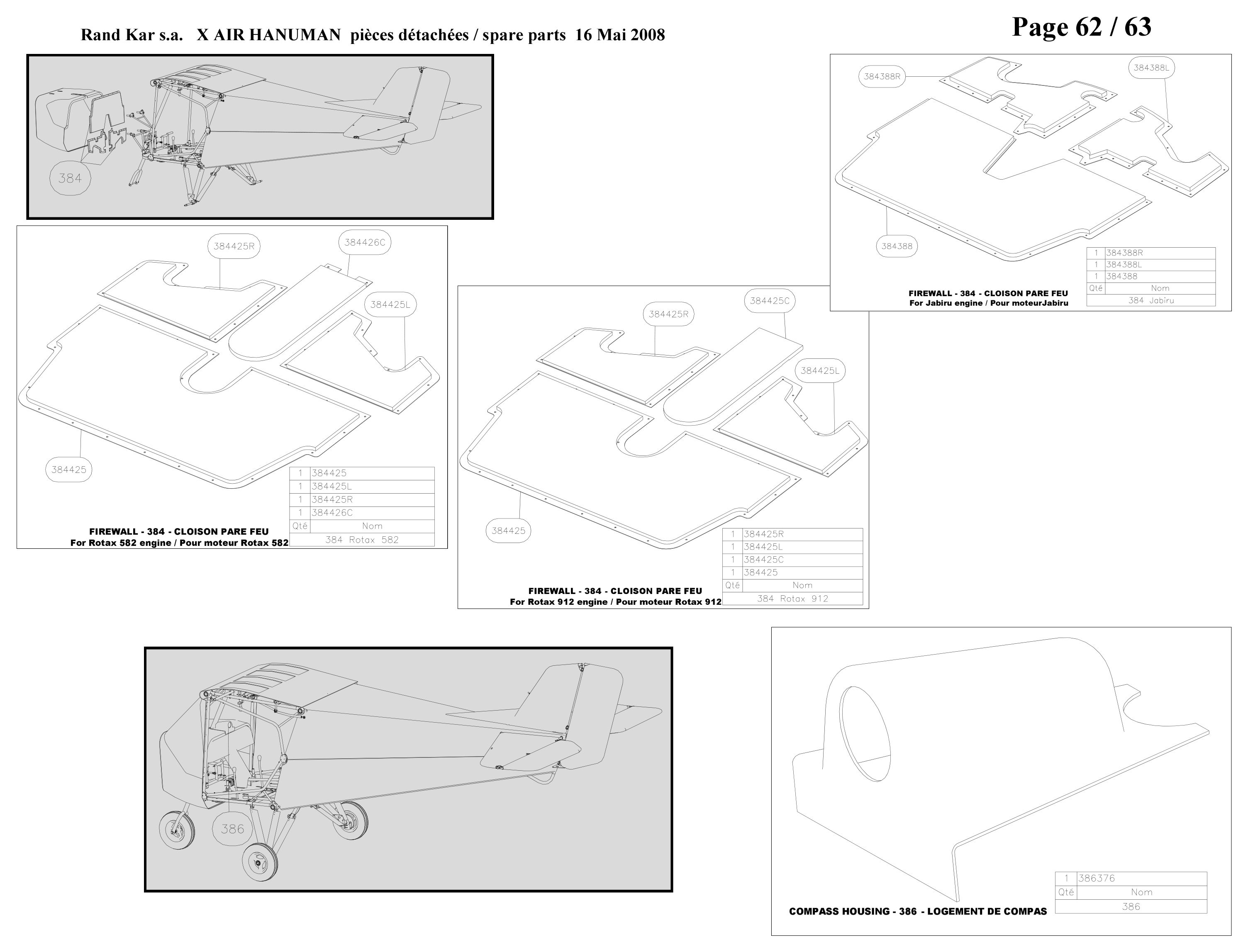 Compass housing – Hanuman parts diagram