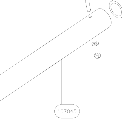 107045 – Elevator control tube (X-Air F Gumnam) spare part diagram