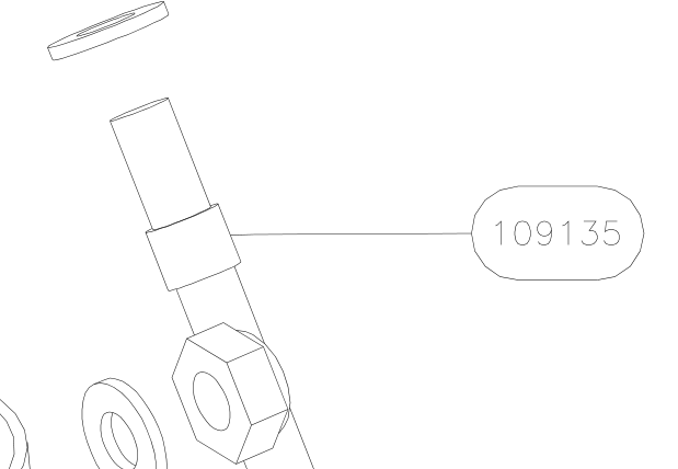 109135 – Fork mobile part (X-Air F Gumnam) spare part diagram