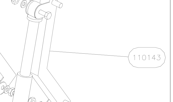 110143 – Front fork (X-Air F Gumnam) spare part diagram