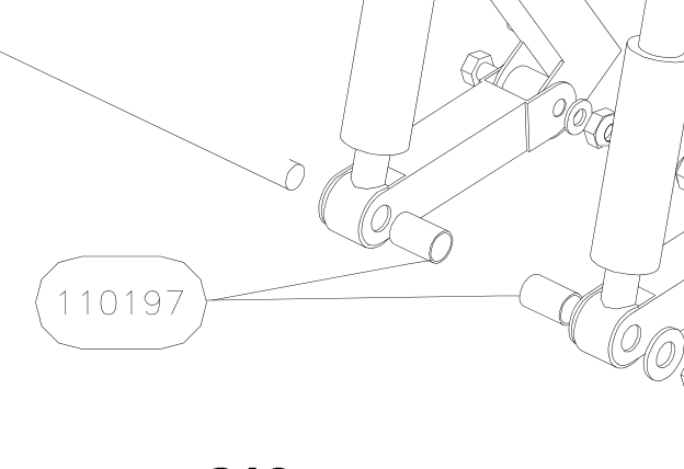 110197 – Front fork (X-Air F Gumnam) spare part diagram