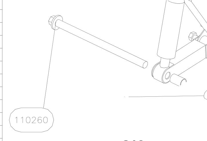 110260 – Front fork (X-Air F Gumnam) spare part diagram
