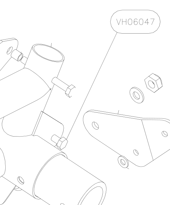 VH06047 – Main axle (X-Air F Gumnam) spare part diagram