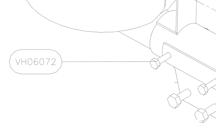 VH06072 – Main axle (X-Air F Gumnam) spare part diagram