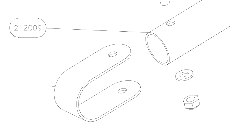 212009 – Seat tube (X-Air F Gumnam) spare part diagram