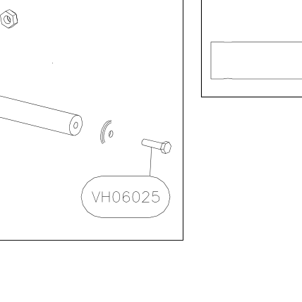 VH06025 – Main gear leg (X-Air F Gumnam) spare part diagram
