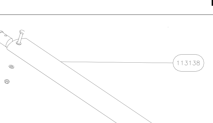 113138 – Main gear leg (X-Air F Gumnam) spare part diagram