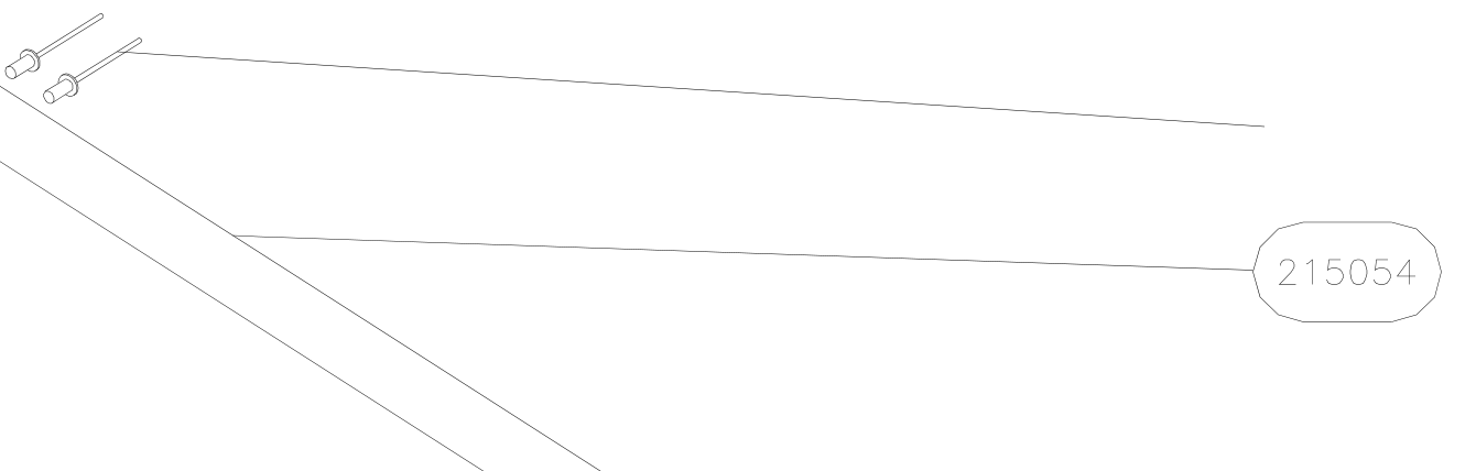 215054 – Long jury struts (X-Air F Gumnam) spare part diagram