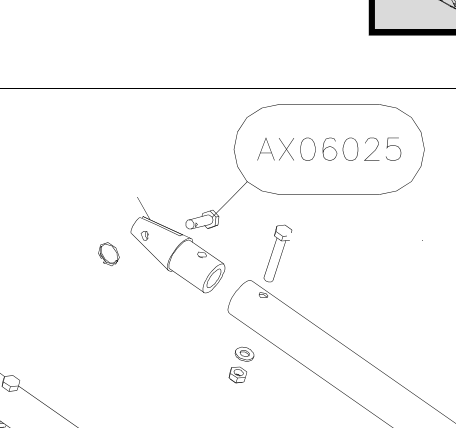 AX06025 – Long jury struts (X-Air F Gumnam) spare part diagram