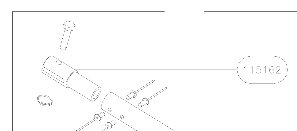 115162 – Short jury struts (X-Air F Gumnam) spare part diagram
