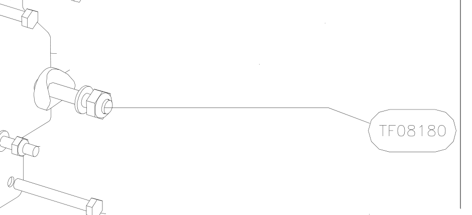 TF08180 – Keel rear part (X-Air) spare part diagram