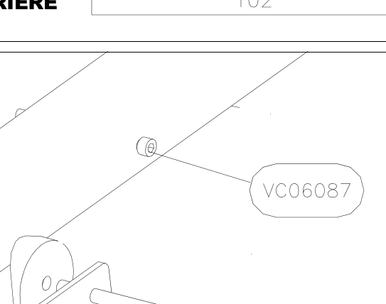 VC06087 – Keel rear part (X-Air) spare part diagram