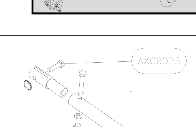 AX06025 – Elevator fork (X-Air F Gumnam) spare part diagram