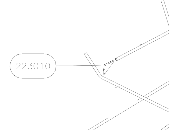 223010 – Fuselage fittings set (X-Air F Gumnam) spare part diagram