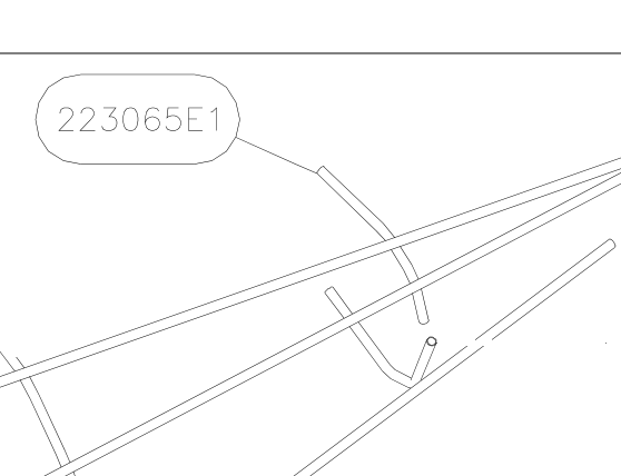 223065E1 – Fuselage fittings set (X-Air F Gumnam) spare part diagram