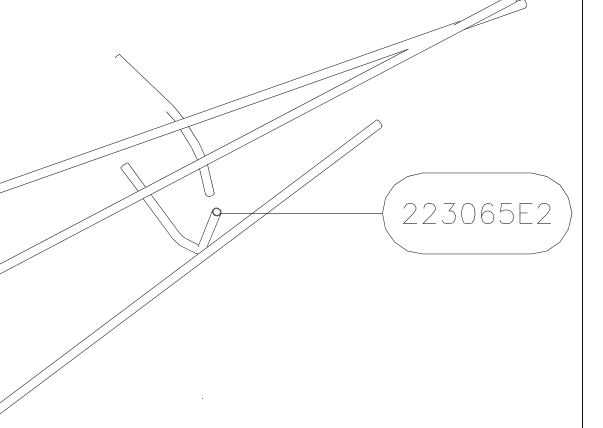 223065E2 – Fuselage fittings set (X-Air F Gumnam) spare part diagram