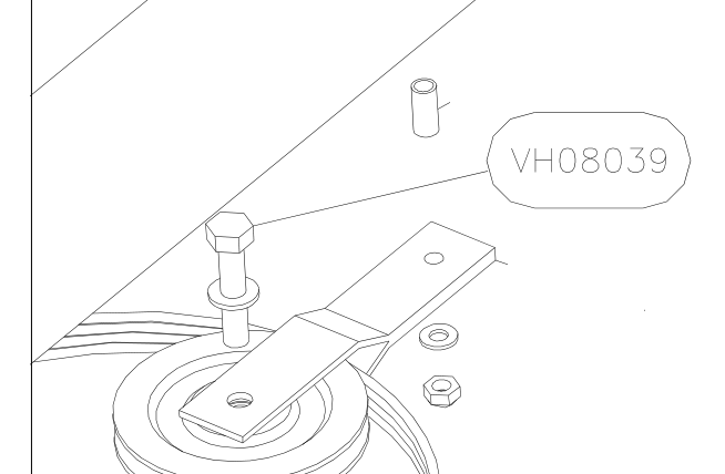 VH08039 – Keel rear part (X-Air) spare part diagram