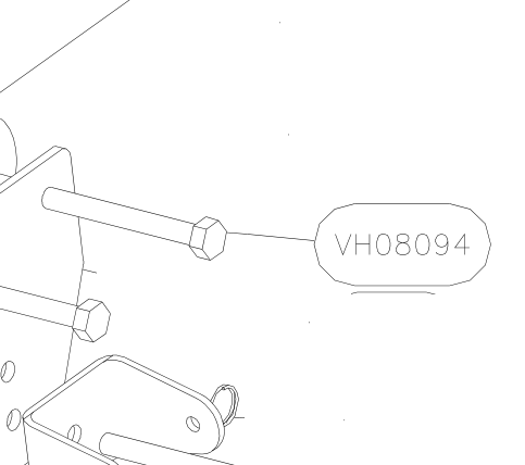 VH08094 – Keel rear part (X-Air) spare part diagram