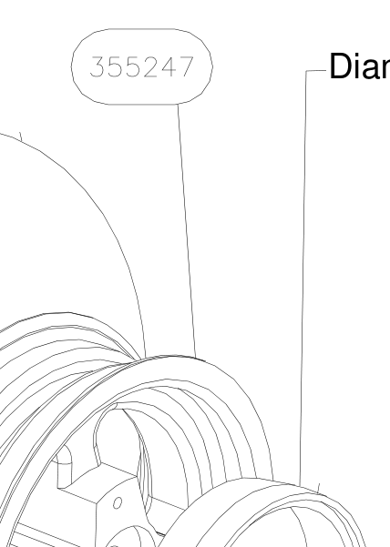355247 – Rear wheels (X-Air F Gumnam) spare part diagram