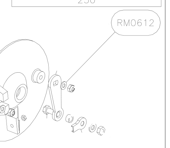 RM0612 – Rear wheels (X-Air F Gumnam) spare part diagram