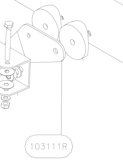 103111R – Leading edge (X-Air) spare part diagram