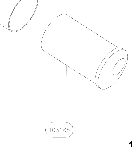 103168 – Leading edge (X-Air) spare part diagram