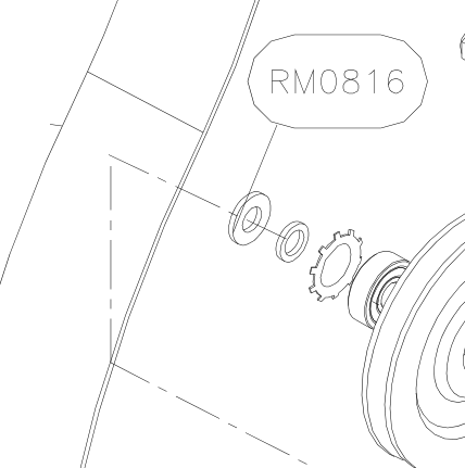 RM0816 – Floor board (X-Air F Gumnam) spare part diagram