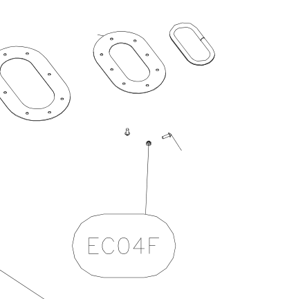 EC04F – Windscreen (X-Air F Gumnam) spare part diagram