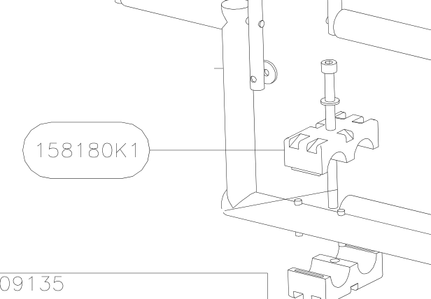 158180K1 – Rudder pedals (X-Air F Gumnam) spare part diagram