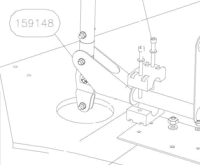 159148 – Control sticks (X-Air F Gumnam) spare part diagram