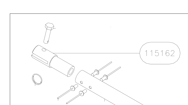 115162 – Central jury struts (X-Air F Gumnam) spare part diagram