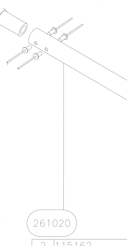 261020 – Central jury struts (X-Air F Gumnam) spare part diagram