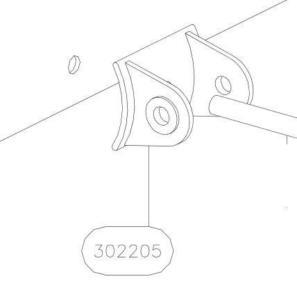 302205 – Trailing edge (Hanuman) spare part diagram