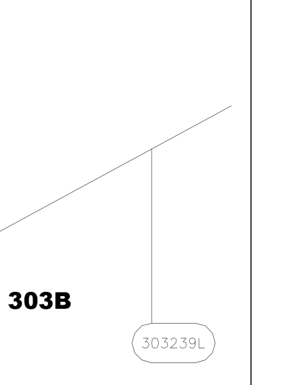 303239L – Front wing struts (Hanuman) spare part diagram