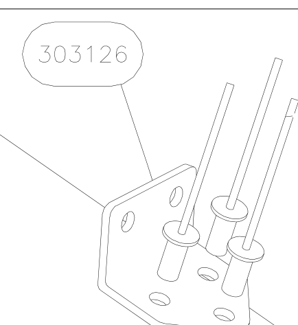 303126 – Rear wing struts (Hanuman) spare part diagram