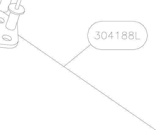 304188L – Rear wing struts (Hanuman) spare part diagram