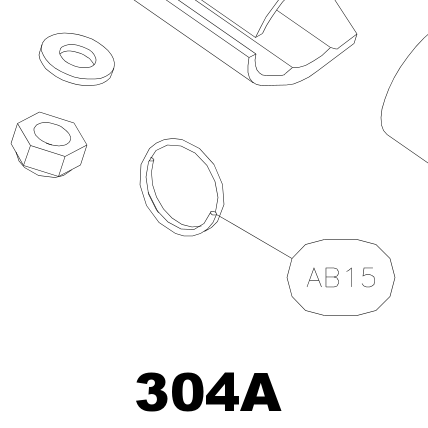 AB15 – Rear wing struts (Hanuman) spare part diagram
