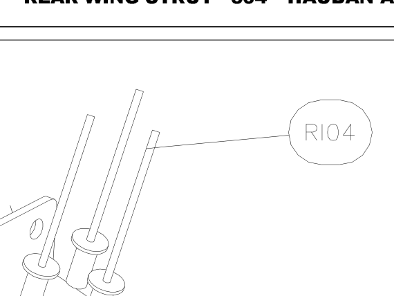 RI04 – Rear wing struts (Hanuman) spare part diagram