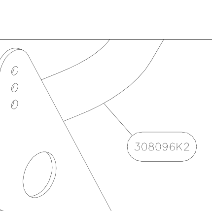 308096K2 – Rudder (Hanuman) spare part diagram