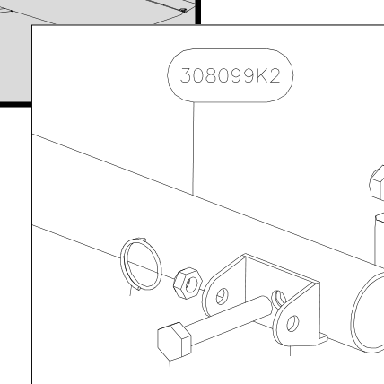 308099K2 – Rudder (Hanuman) spare part diagram