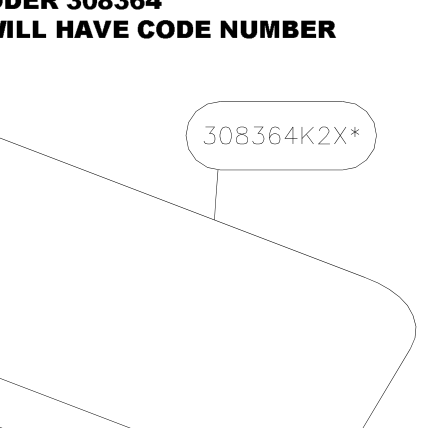 308364K2 – Rudder (Hanuman) spare part diagram