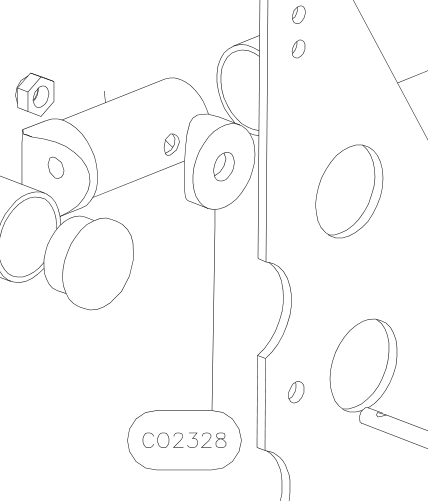 CO2328 – Rudder (Hanuman) spare part diagram