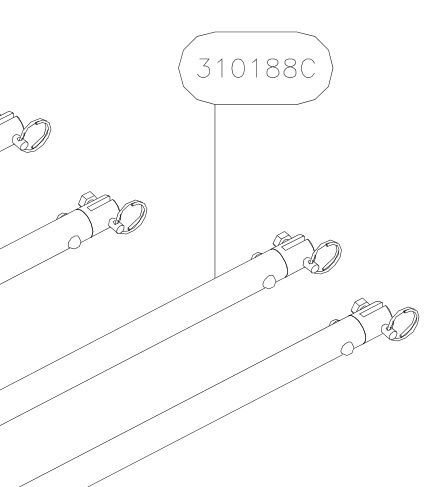310188C – Wing jury struts (Hanuman) spare part diagram