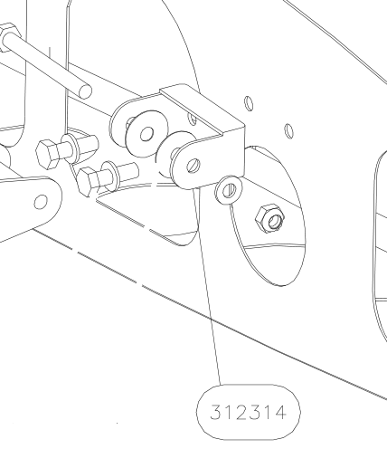 312314 – Wing root (Hanuman) spare part diagram