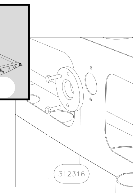 312316 – Wing root (Hanuman) spare part diagram