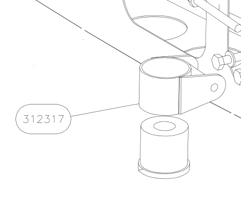 312317 – Wing root (Hanuman) spare part diagram