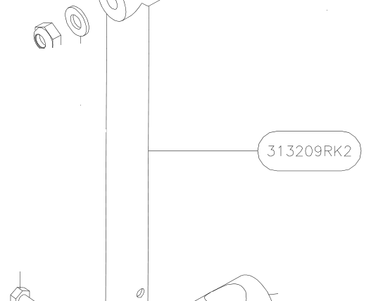 313209RK2 – Flaps control (Hanuman) spare part diagram